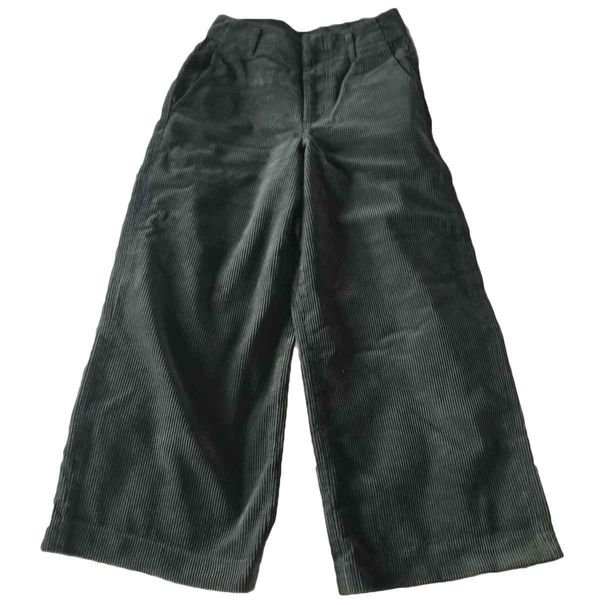 Velvet large pants Uniqlo Green size S 